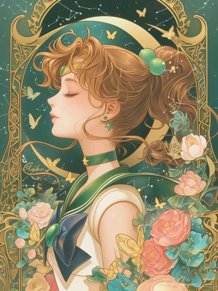 Fairy Dust Diamond Painting Kit-HKQTA35-9 / AB FD Square 40x50cm