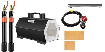 Portable Double Burner Propane Forge for Knife Making