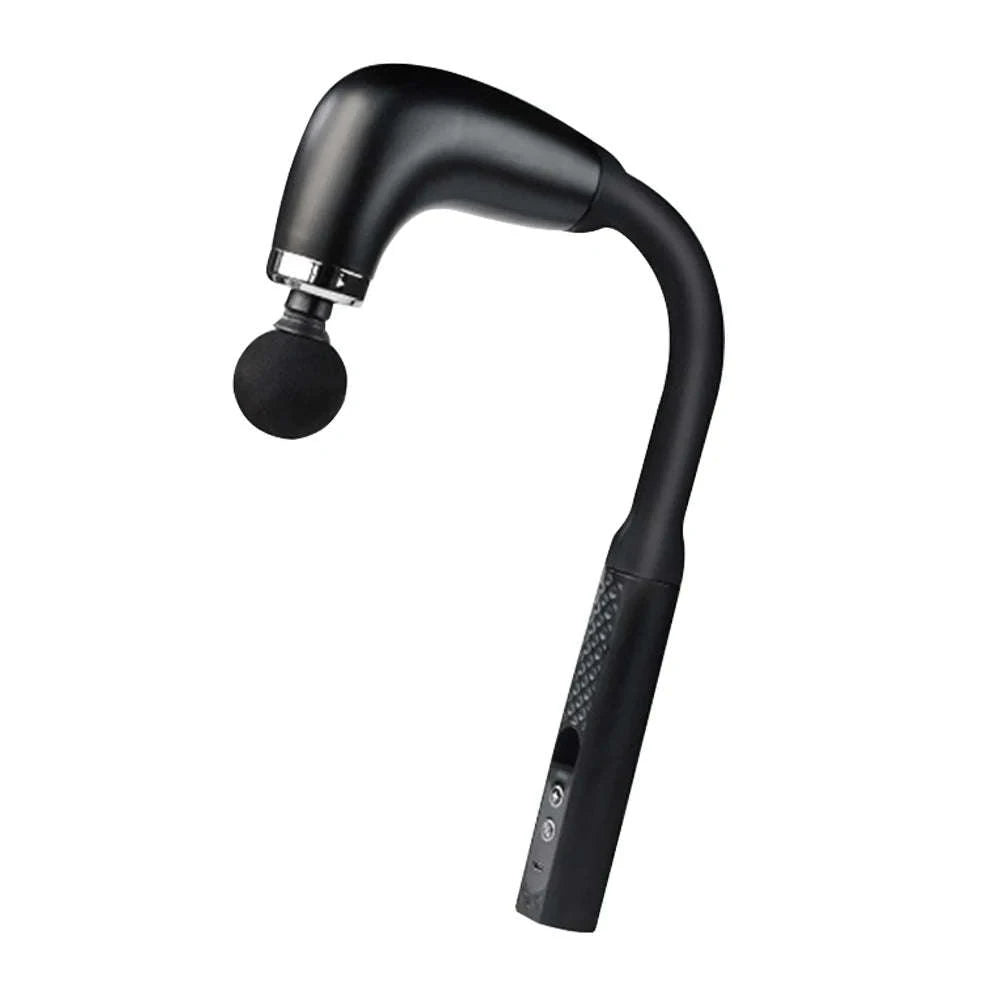 Fascia Gun with Extended Handle for Deep Muscle Relief-Black