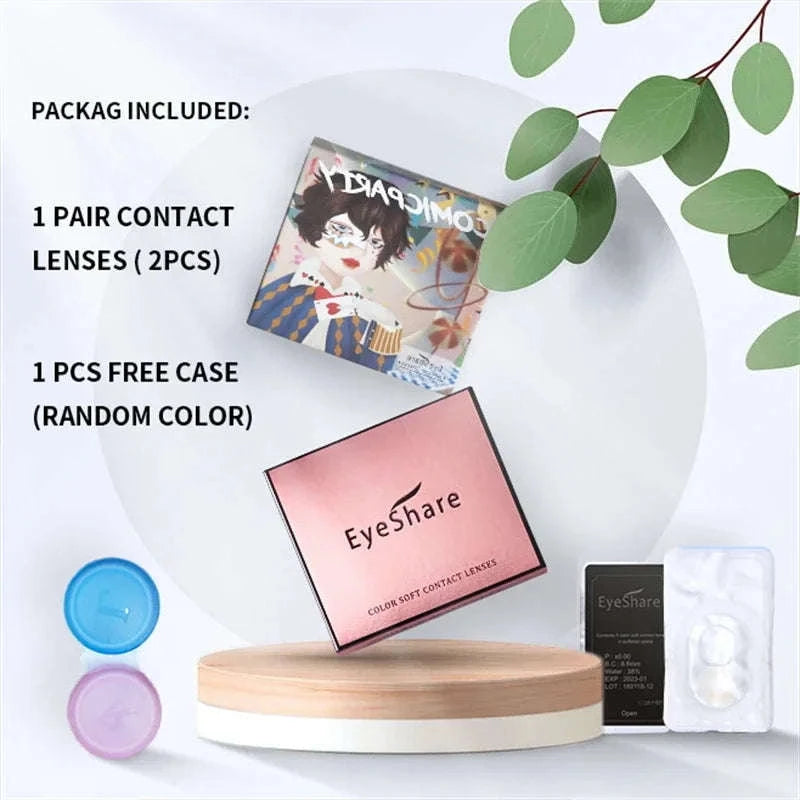 Fashion Colored Contact Lenses for Stunning Eye Effects-MONTREUX-GRAY / China Mainland / 0