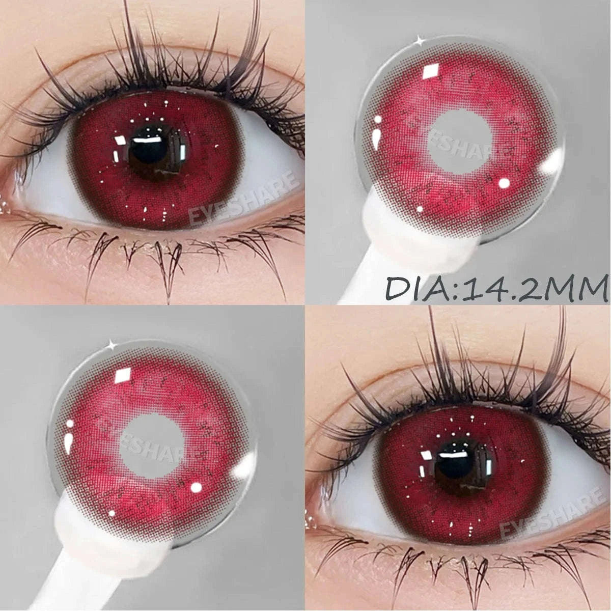 Fashion Colored Contact Lenses for Stunning Eye Effects-MONTREUX-GRAY / China Mainland / 0
