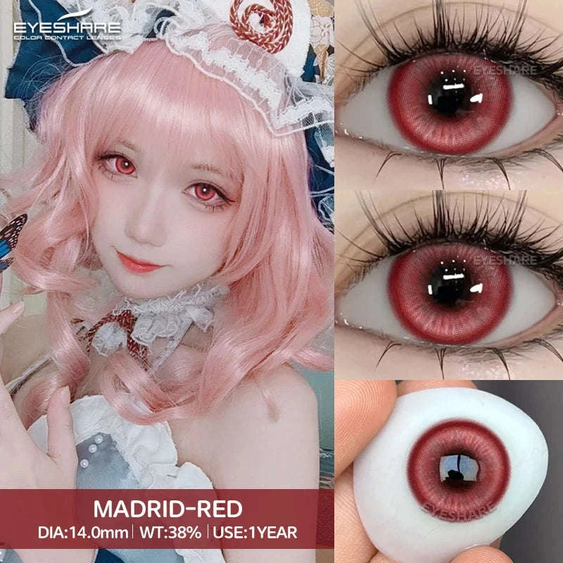 Fashion Colored Contact Lenses for Stunning Eye Effects-MONTREUX-GRAY / China Mainland / 0