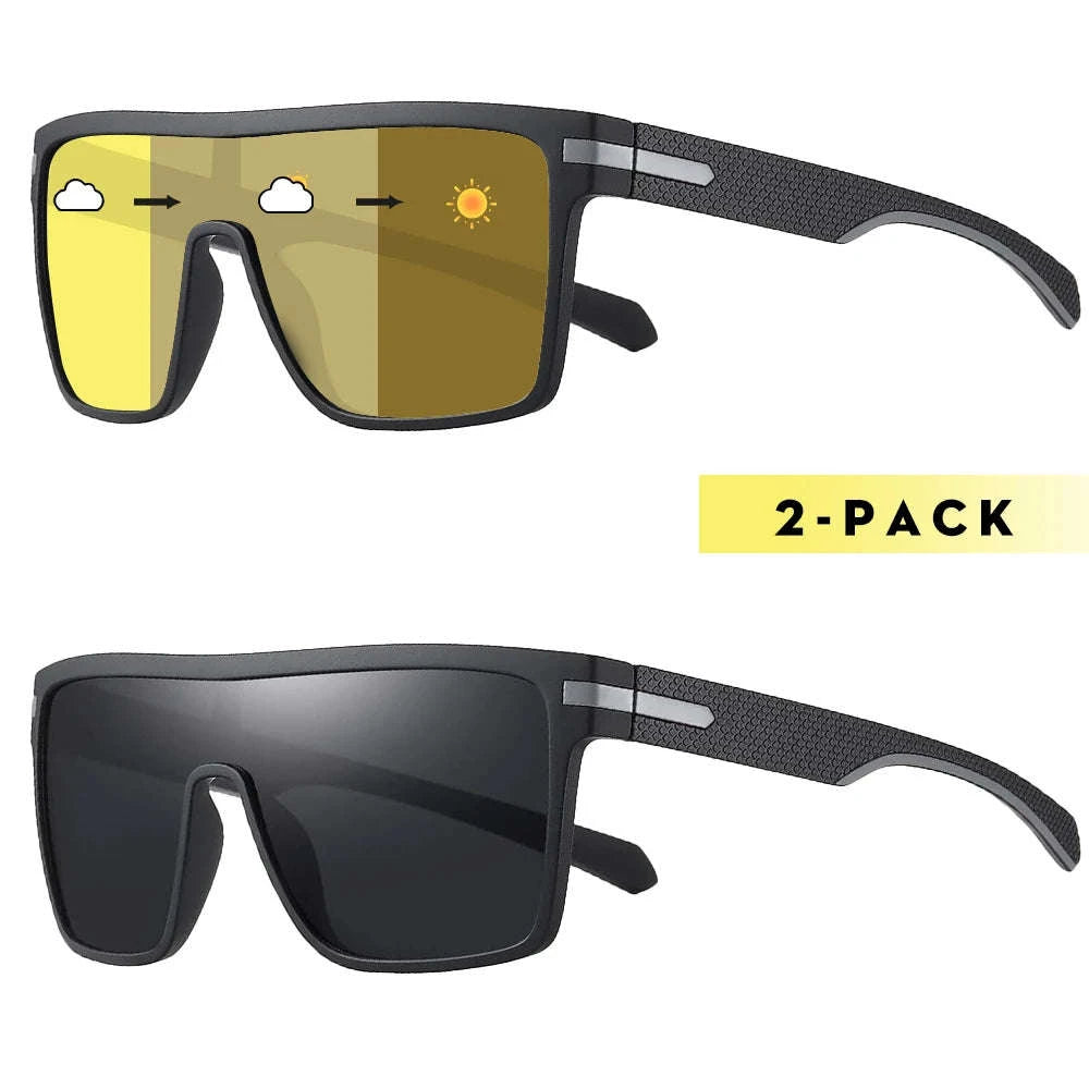 Fashion Photochromic Polarized Sunglasses for Men and Women-Other / C5 / China Mainland