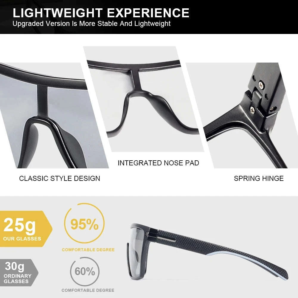 Fashion Photochromic Polarized Sunglasses for Men and Women-Other / C5 / China Mainland