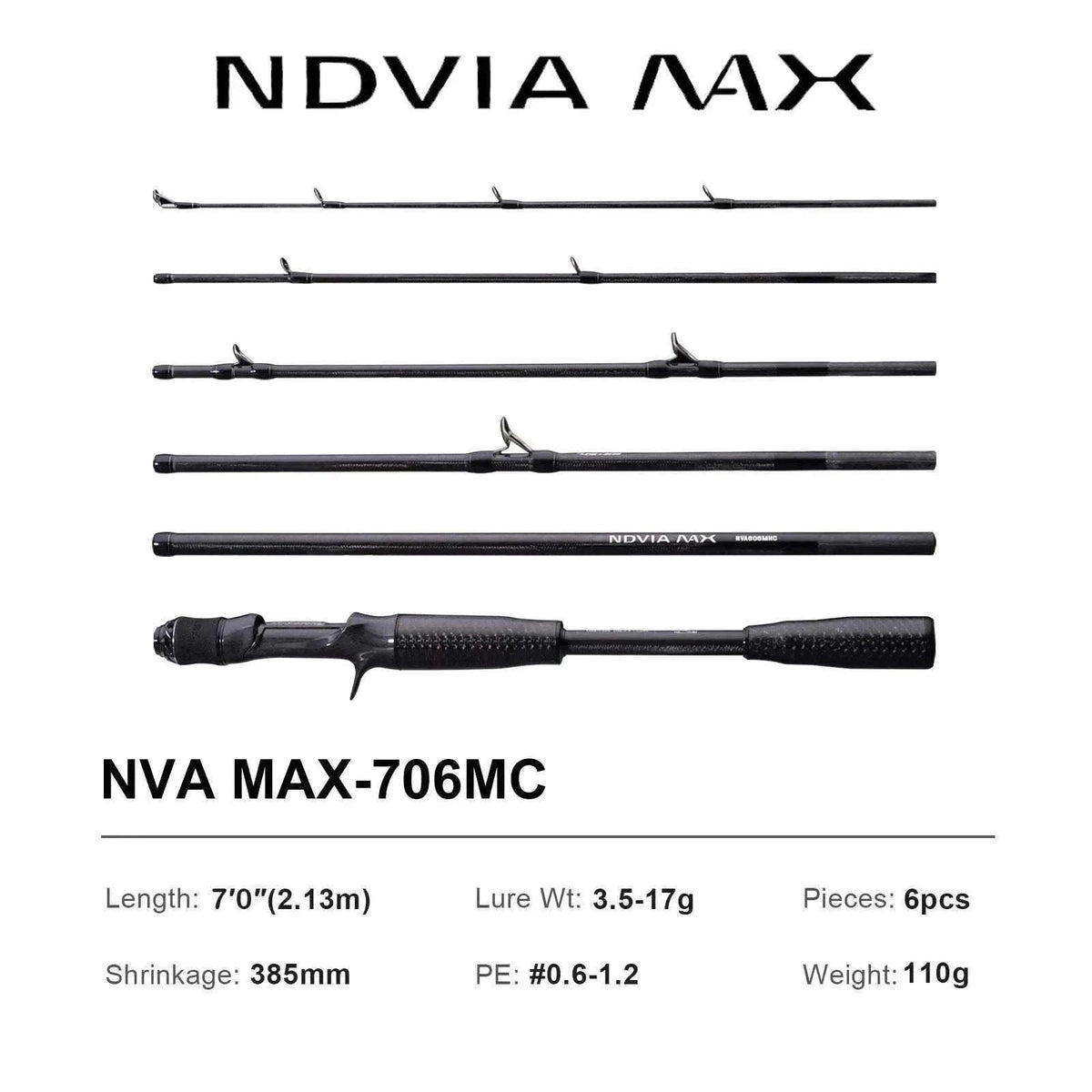 Fast Action Carbon Spinning Rod for Ajing & Eging 8FT–8.6FT-