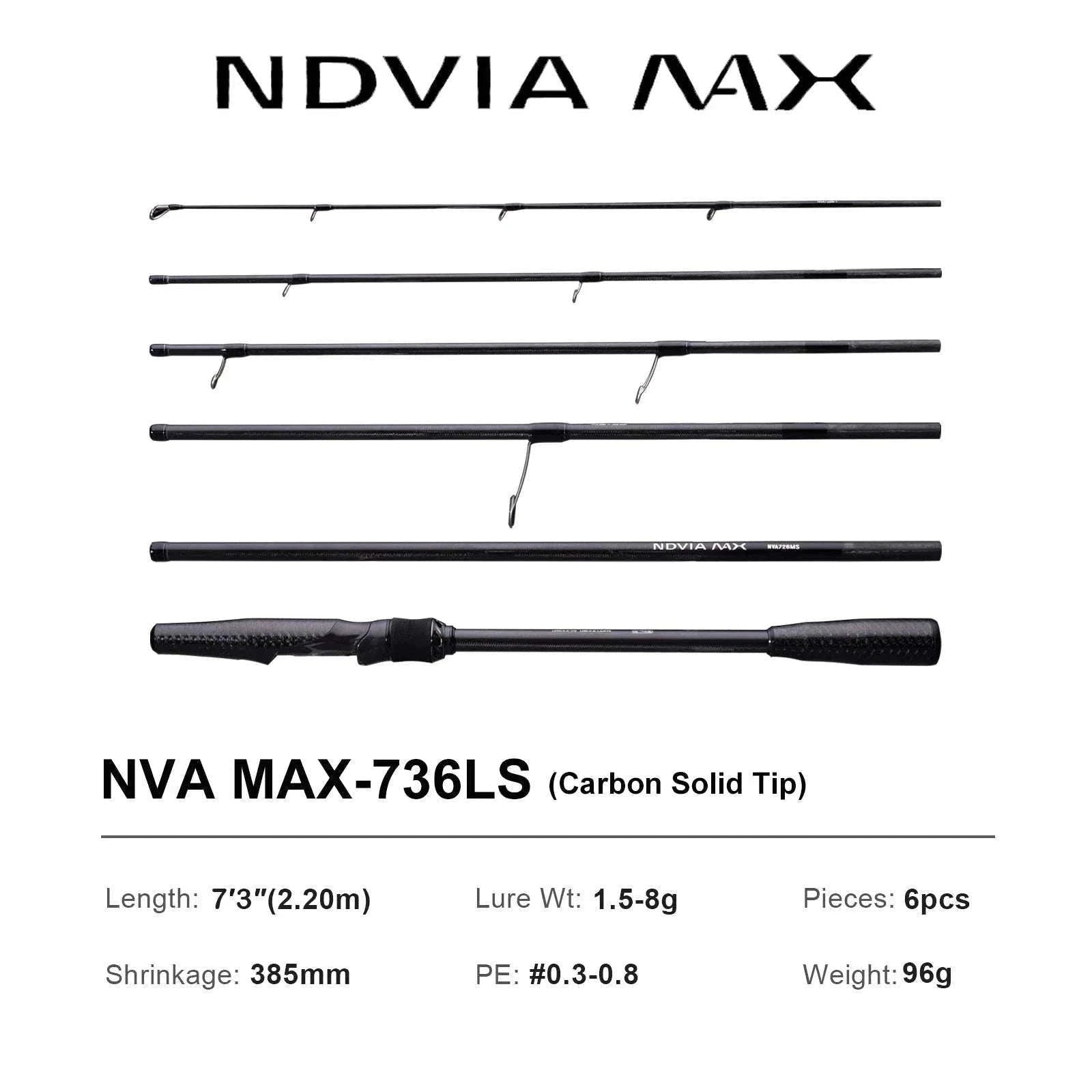 Fast Action Carbon Spinning Rod for Ajing & Eging 8FT–8.6FT-Spinning-862ML