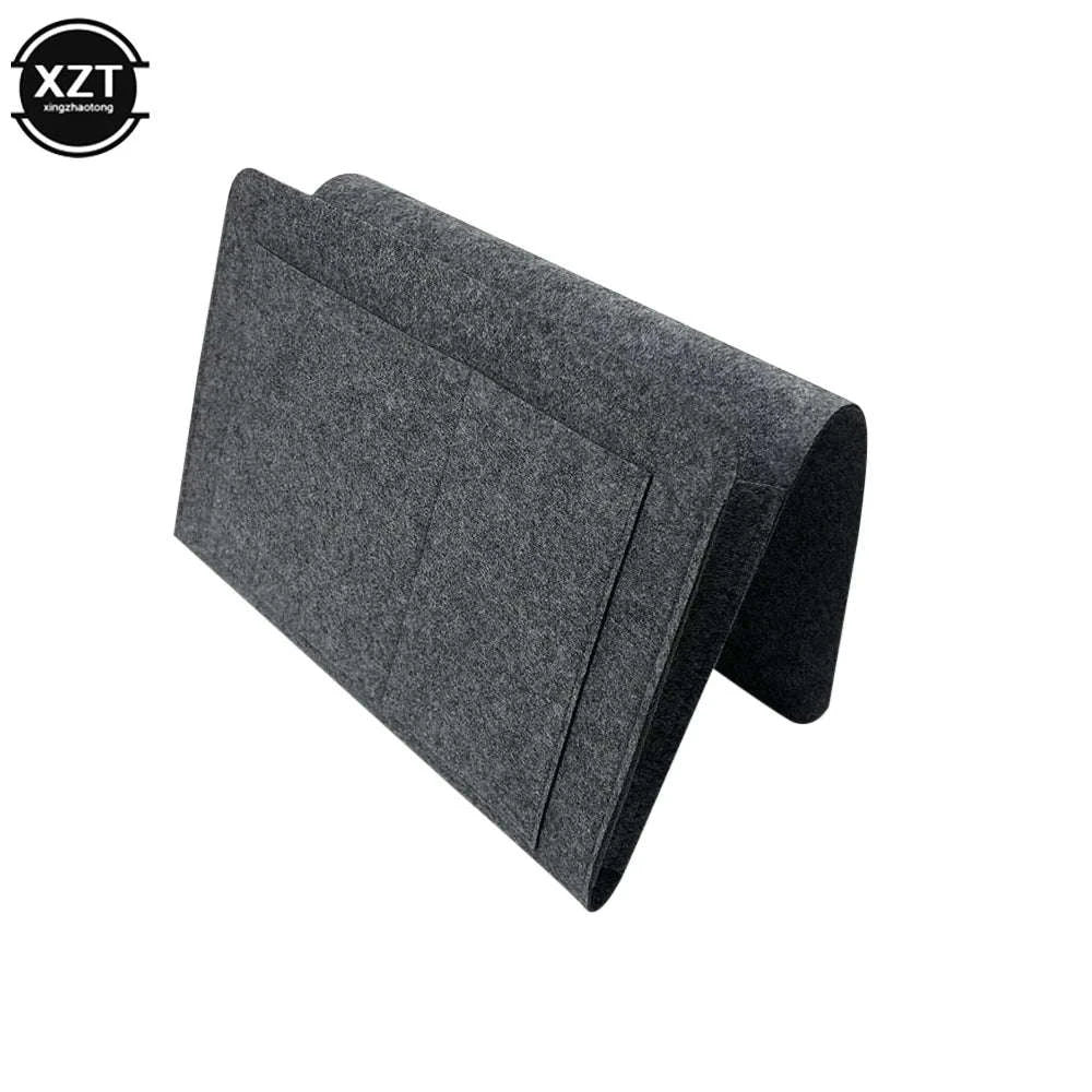 Felt Bedside Storage Organizer with Multi-Pocket Design-black / 32-21-10CM