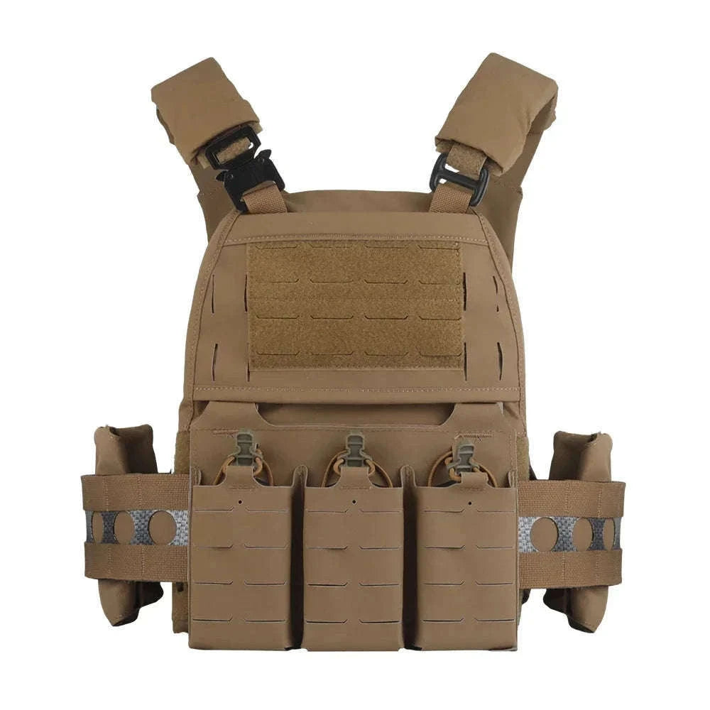 Ferro V5 FCPC Hunting Plate Carrier Modular MOLLE Vest-CB
