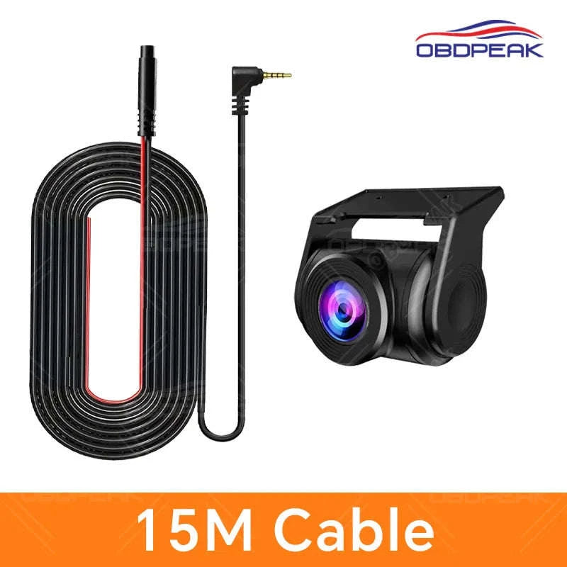 FHD 1080P Car Rear View Camera Waterproof 2.5mm Jack-10M Cable