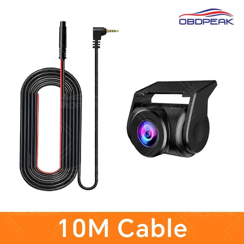 FHD 1080P Car Rear View Camera Waterproof 2.5mm Jack-10M Cable