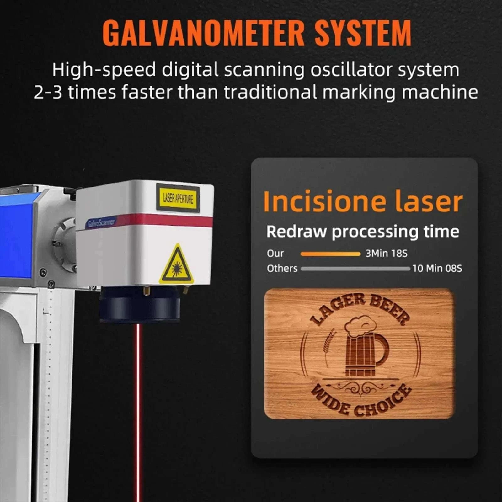Fiber Laser Marking Machine 30W/50W for Metal Engraving-30W 150mmX150mm logo / United States