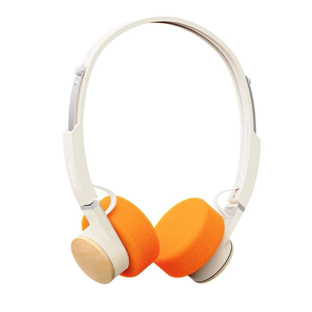 FiiO EH11 Bluetooth On-Ear Headphones with LDAC, 30H Battery & Dual Device-Transparent Black