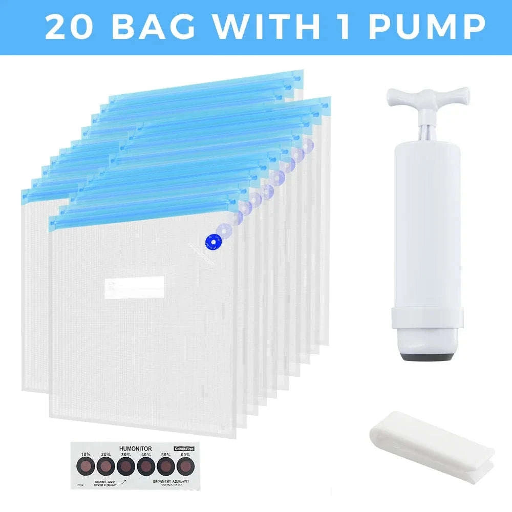 Filament Storage Vacuum Bag for 3D Printer Filament Protection-5 BAG Kit