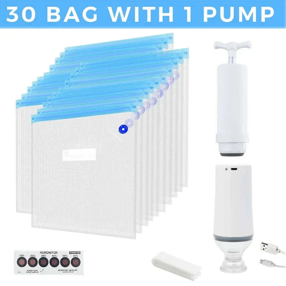 Filament Storage Vacuum Bag for Dry, Print-Ready Spools-5 BAG Kit