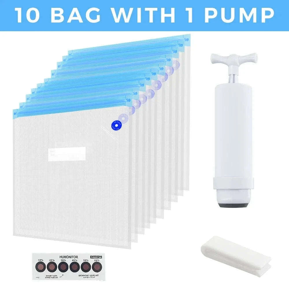 Filament Storage Vacuum Bag for Dry, Print-Ready Spools-5 BAG Kit