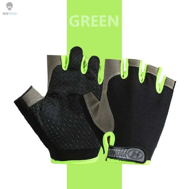 Fingerless Gym Gloves for Better Grip, Comfort and Control-black / S