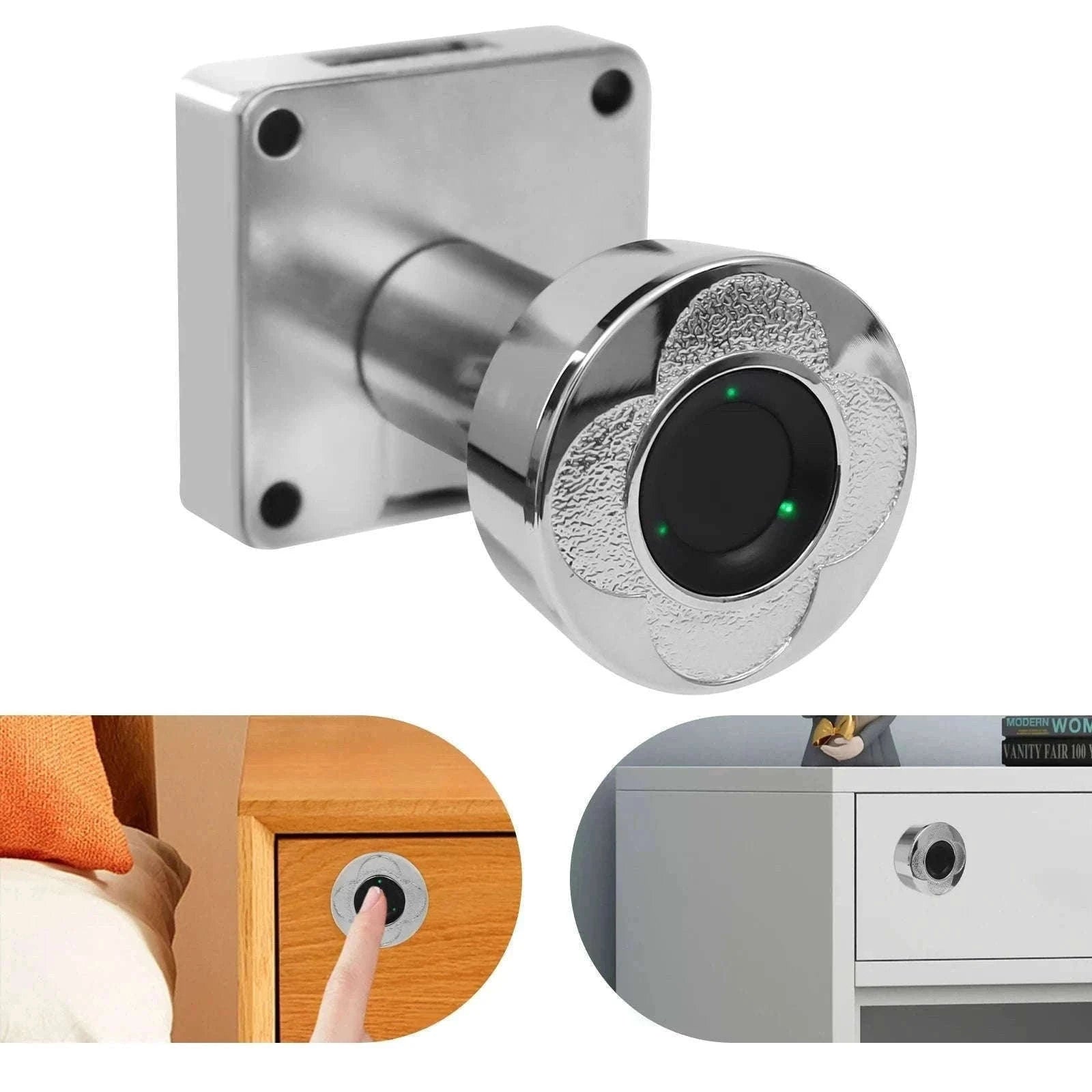 Fingerprint Smart Door Lock for Cabinets and Drawers-GERMANY