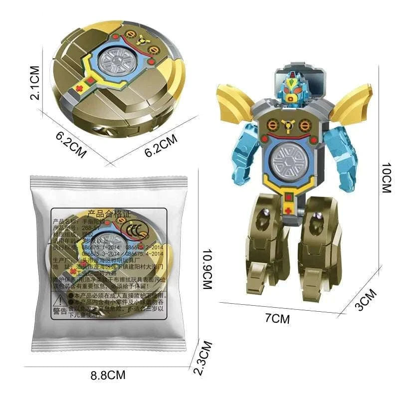 Fingertip Rotational Gyroscope Robot Toy for Kids-C / China Mainland