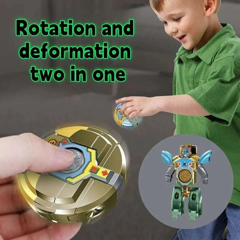 Fingertip Rotational Gyroscope Robot Toy for Kids-C / China Mainland