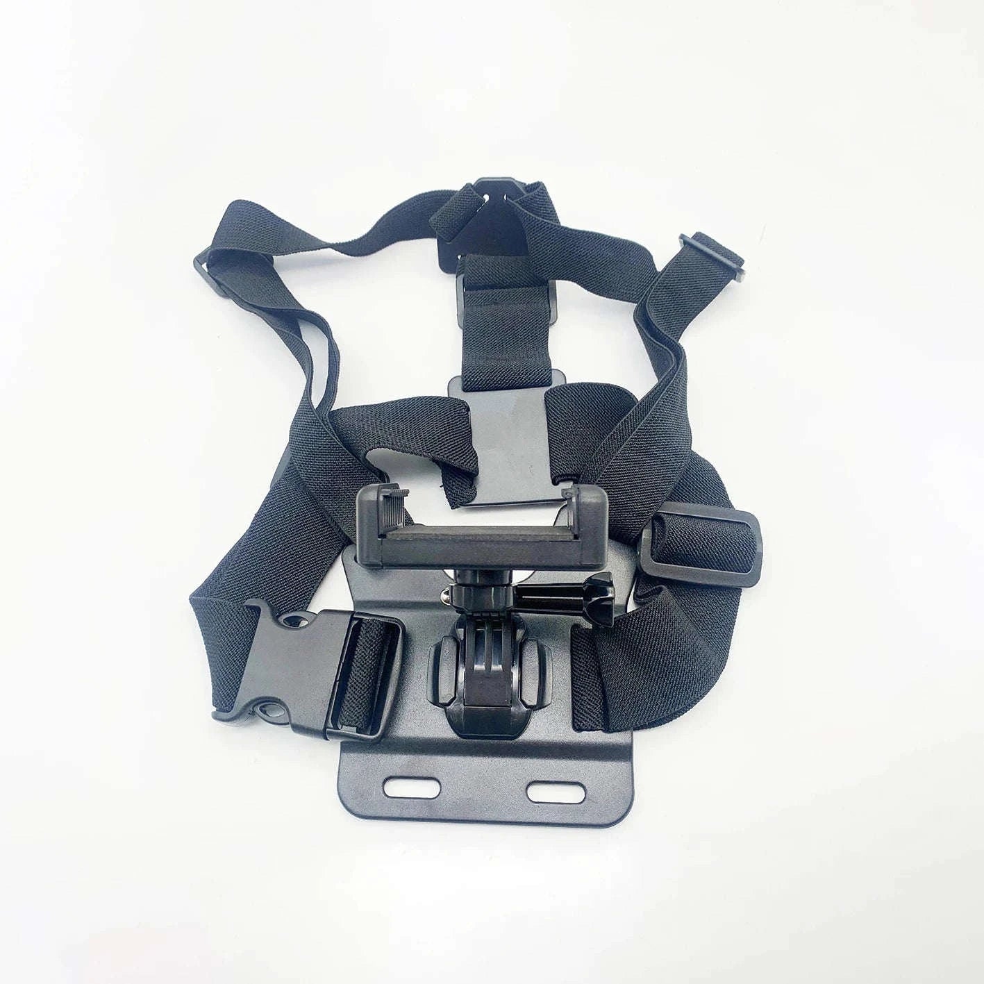 First‑Person Adjustable Action Camera Chest Strap Mount-Black