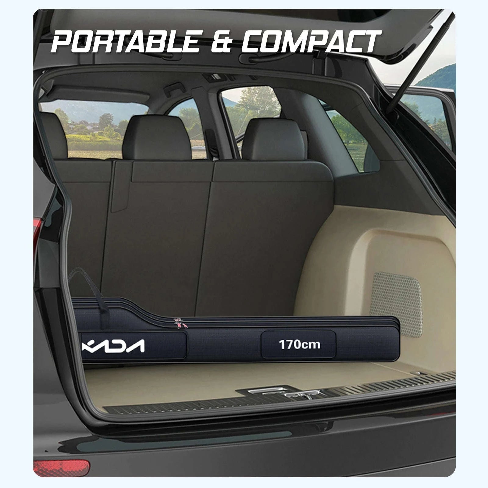 Fishing Rod Bag Travel Carry Case-1.9m / UNITED KINGDOM