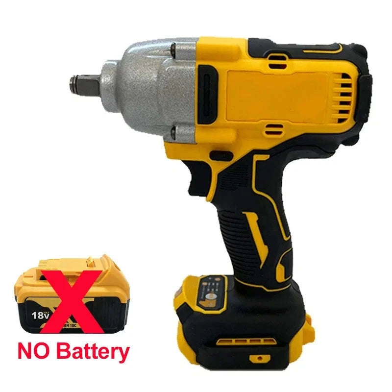 Fit Dewalt DCF892 812N.m Brushless Electric Wrench 1/2 Inch Cordless Impact Driver High Torque 3 Speed Auto Repair Power Tools-No Battery / United States