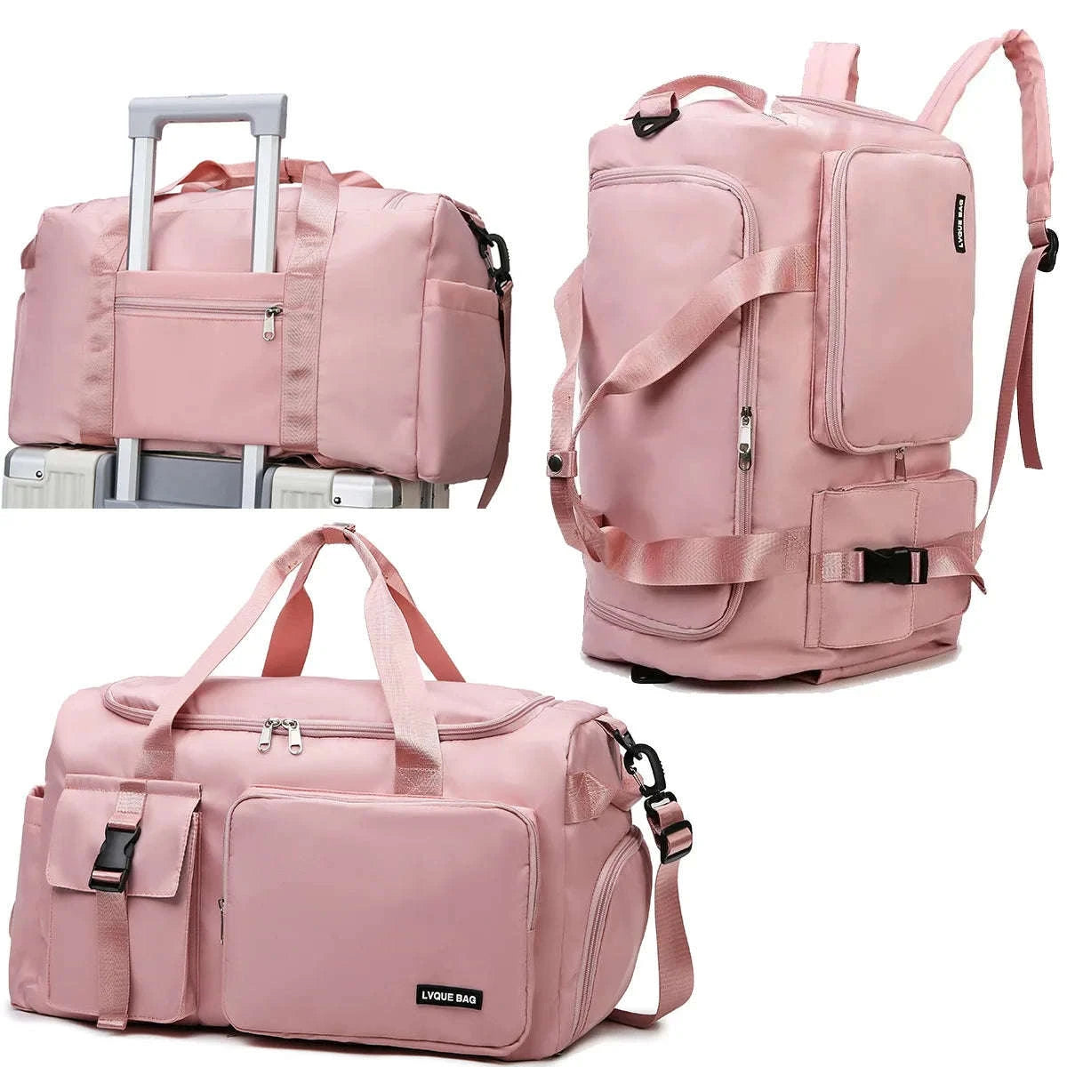 Fitness Duffel Bag & Weekender Bag for Women-Green