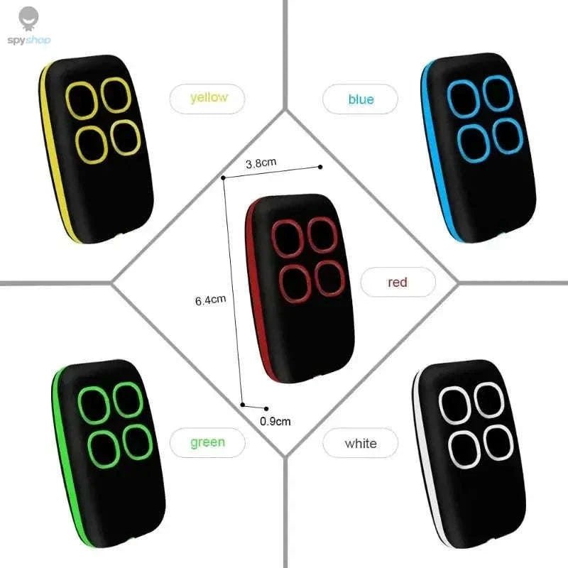Fixed Code 433MHz Garage Remote Duplicator Backup Remote-WHITE