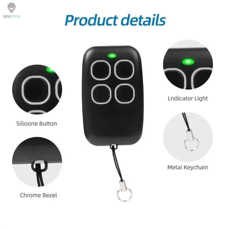 Fixed Code 433MHz Garage Remote Duplicator Backup Remote-WHITE