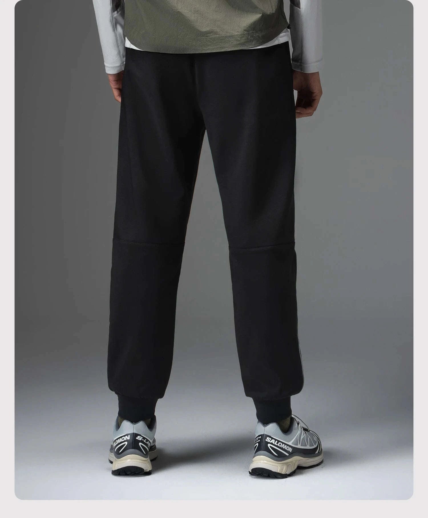 Fleece-Lined Windproof Outdoor Pants with Drawstring Fit-20420004 / Asian XXL(EUR XL)