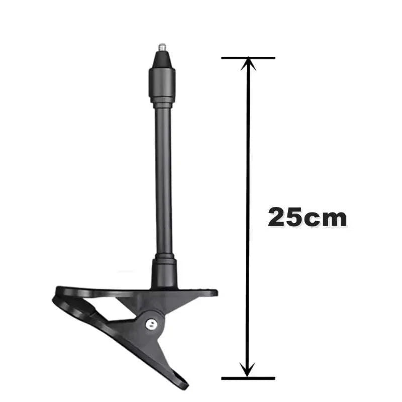 Flexible Baby Monitor Clip Stand for 1/4 Inch Screw Devices-Black - 25cm