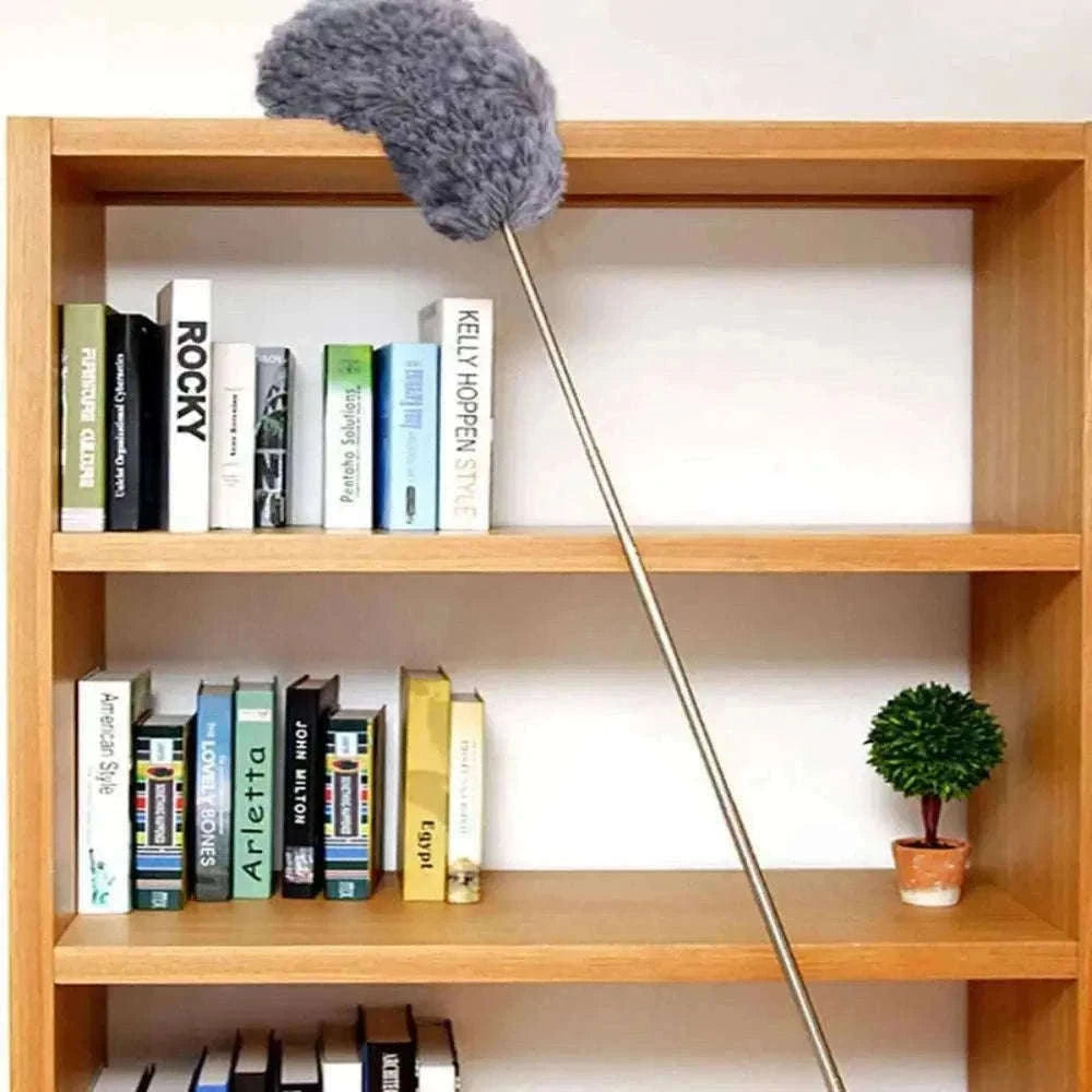 Flexible Cleaning Duster Brush for Tight Spaces and Delicate Surfaces-green