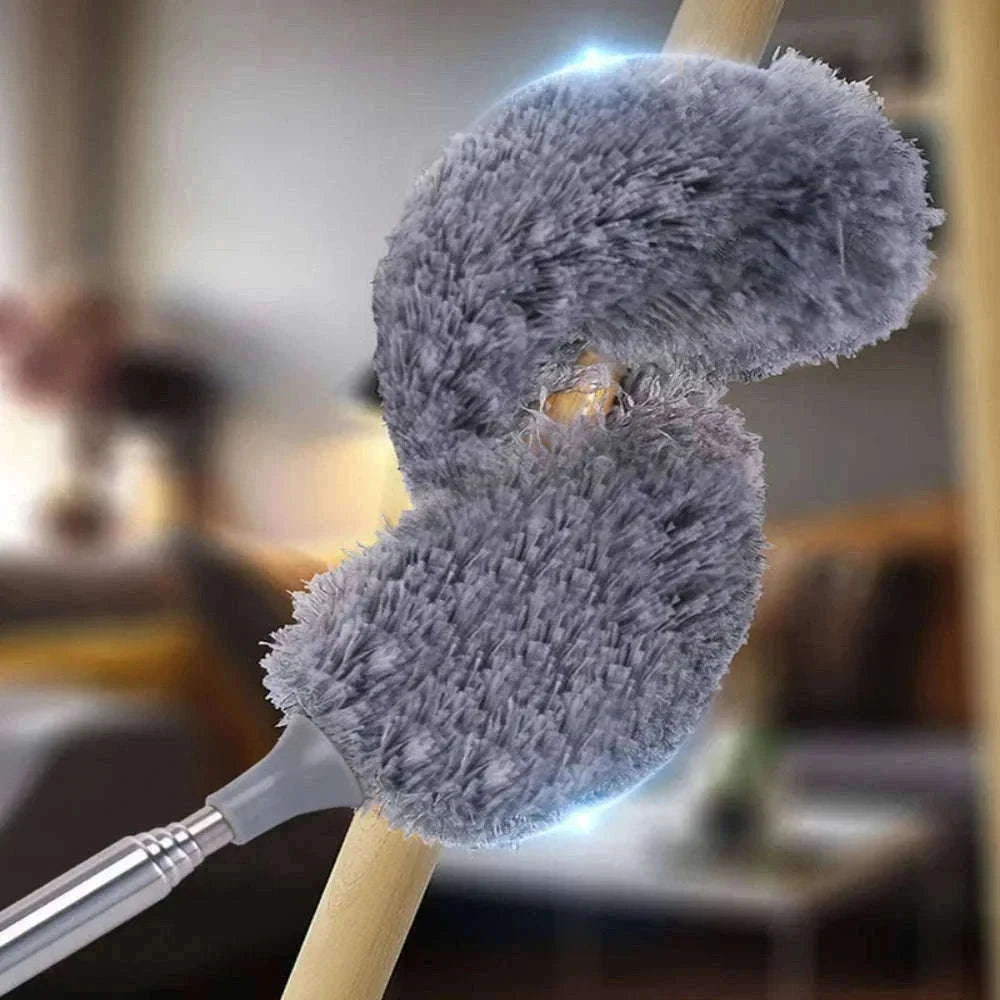 Flexible Cleaning Duster Brush for Tight Spaces and Delicate Surfaces-green