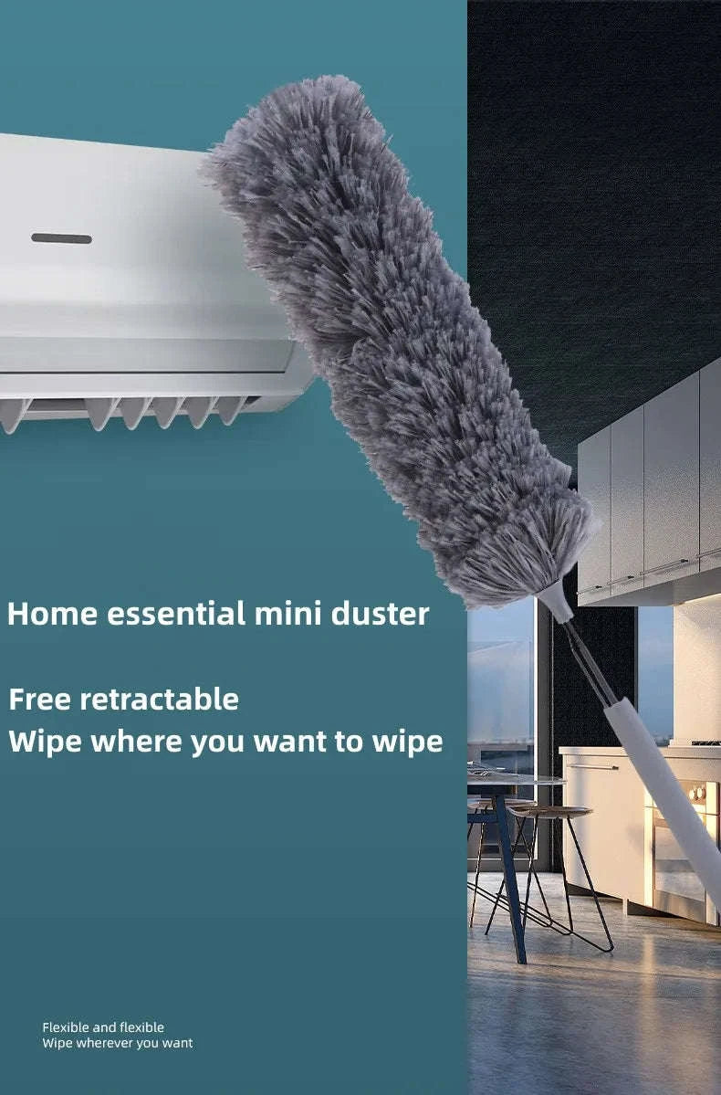 Flexible Microfiber Duster-Blue