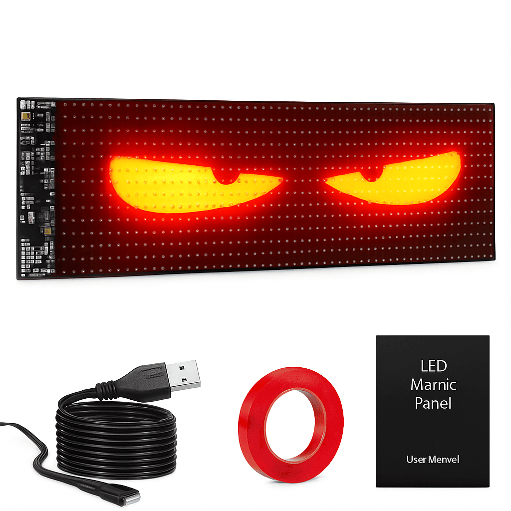 Flexible Programmable LED Sign for Bright Custom Messages-20x64 / United States