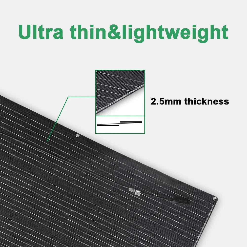 Flexible Solar Panel Kit 100W–300W-ETFE 100W panel / CHINA