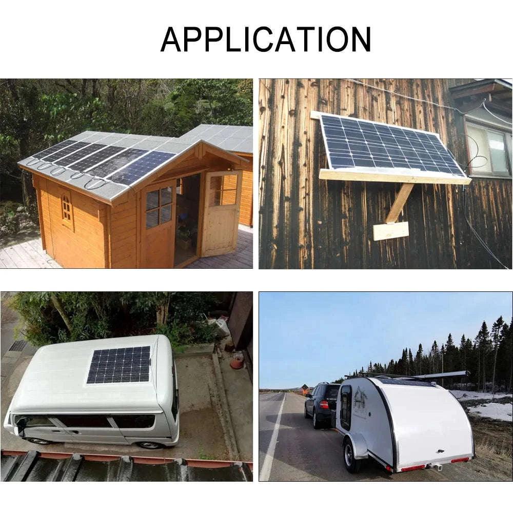 Flexible Solar Panel Kit 100W–300W-ETFE 100W panel / CHINA