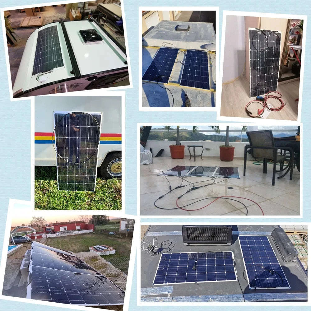 Flexible Solar Panel Kit 100W–300W-ETFE 100W panel / CHINA