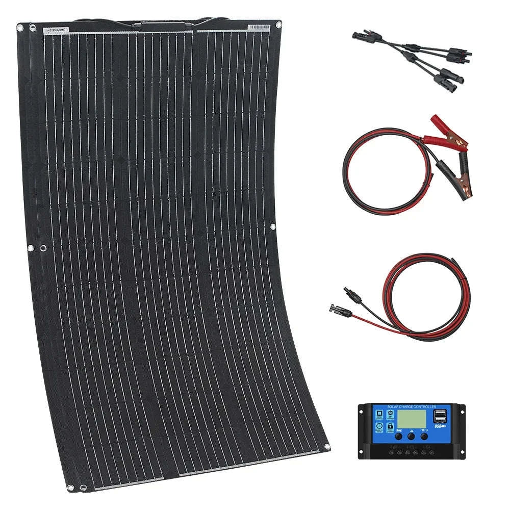 Flexible Solar Panel Kit 100W–300W-ETFE 100W panel / CHINA