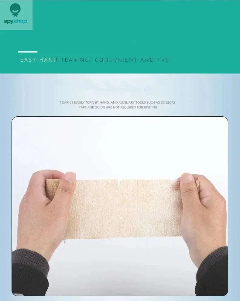 FlexWrap Pro Athletic Tape 10 Rolls Self‑Adhesive Elastic Wrap-8-Pink / 5cmX4.8m-10Pcs