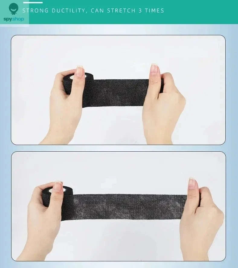 FlexWrap Pro Athletic Tape 10 Rolls Self‑Adhesive Elastic Wrap-8-Pink / 5cmX4.8m-10Pcs