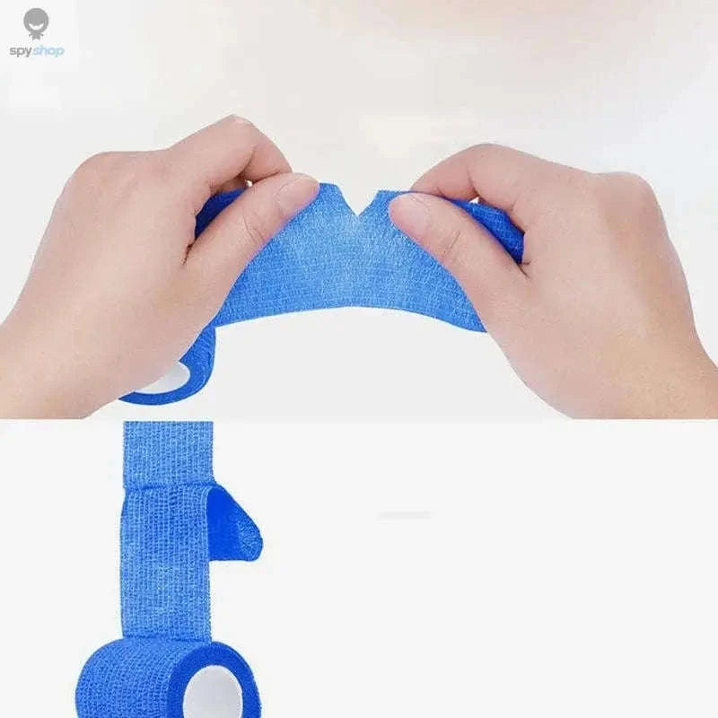 FlexWrap Pro Athletic Tape 10 Rolls Self‑Adhesive Elastic Wrap-8-Pink / 5cmX4.8m-10Pcs