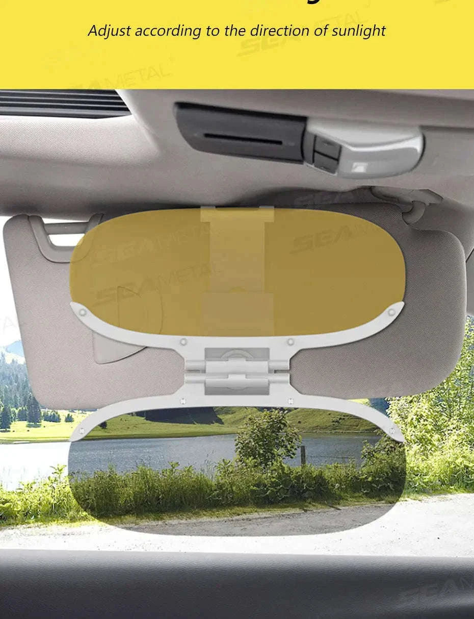 Flip-On Car Sun Visor Polarized Anti-Glare Lens-Size L