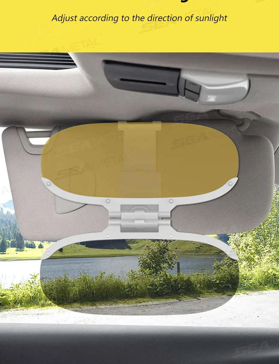 Flip-On Car Sun Visor Polarized Anti-Glare Lens-Size L