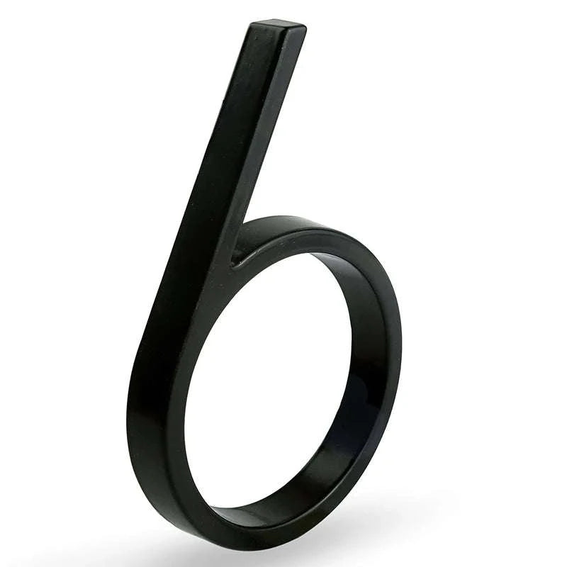 Floating House Number Sign-3