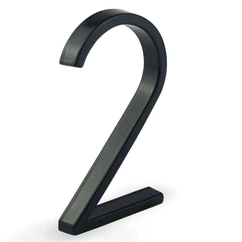 Floating House Number Sign-3