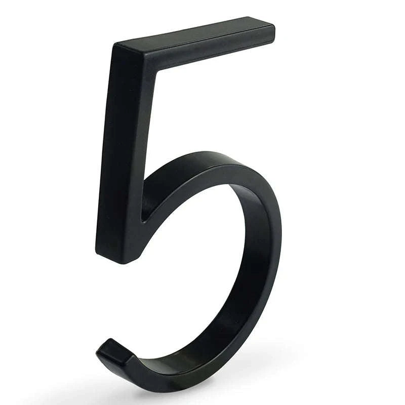 Floating House Number Sign-3