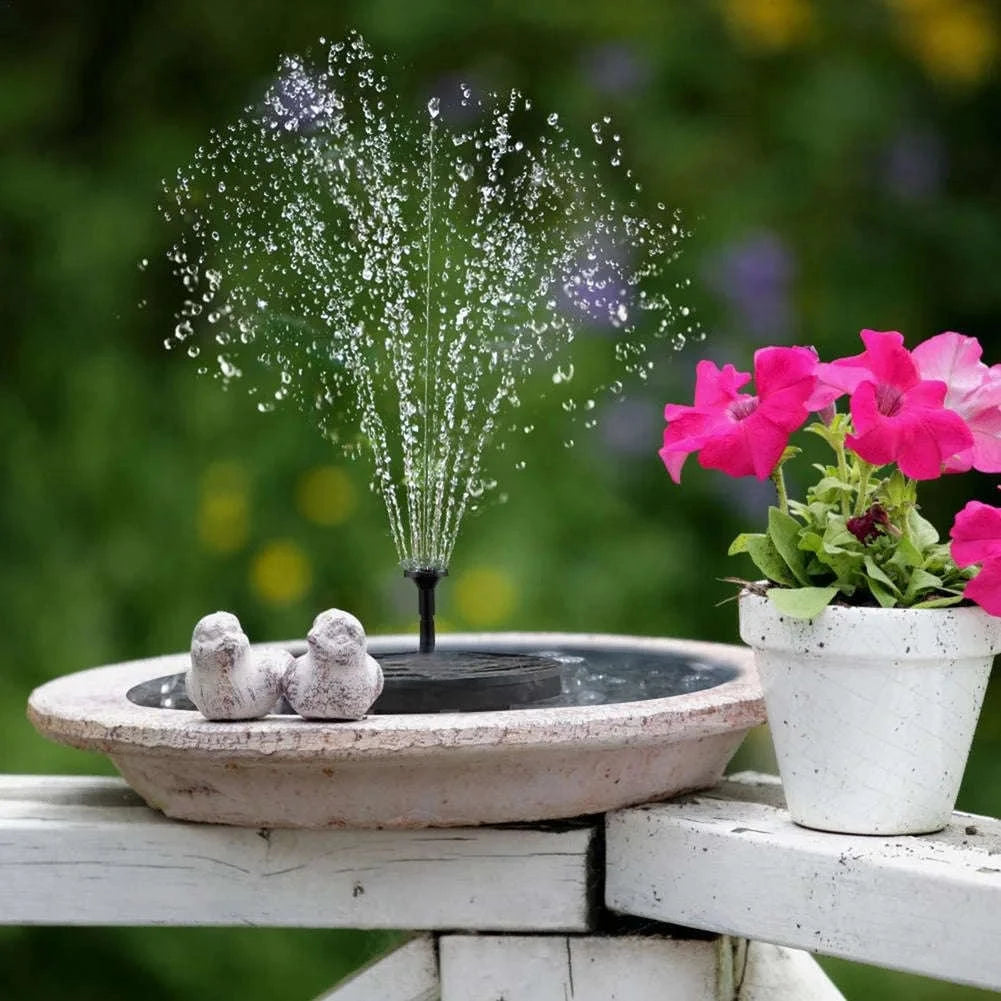 Floating Solar Water Fountain Pump for Ponds and Bird Baths-13cm