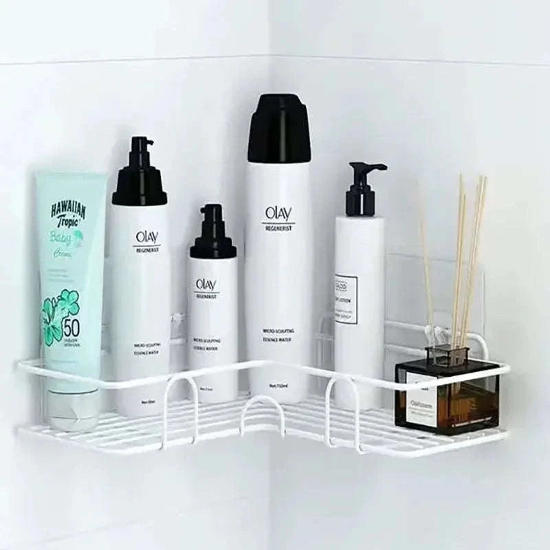 Floating Wall Shelf Organizer-Black rectangle