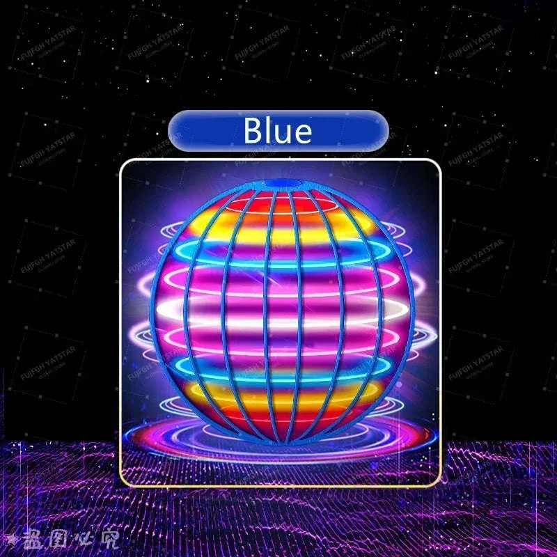 Flying Ball Hand‑Controlled LED Cosmic Globe Toy-Red